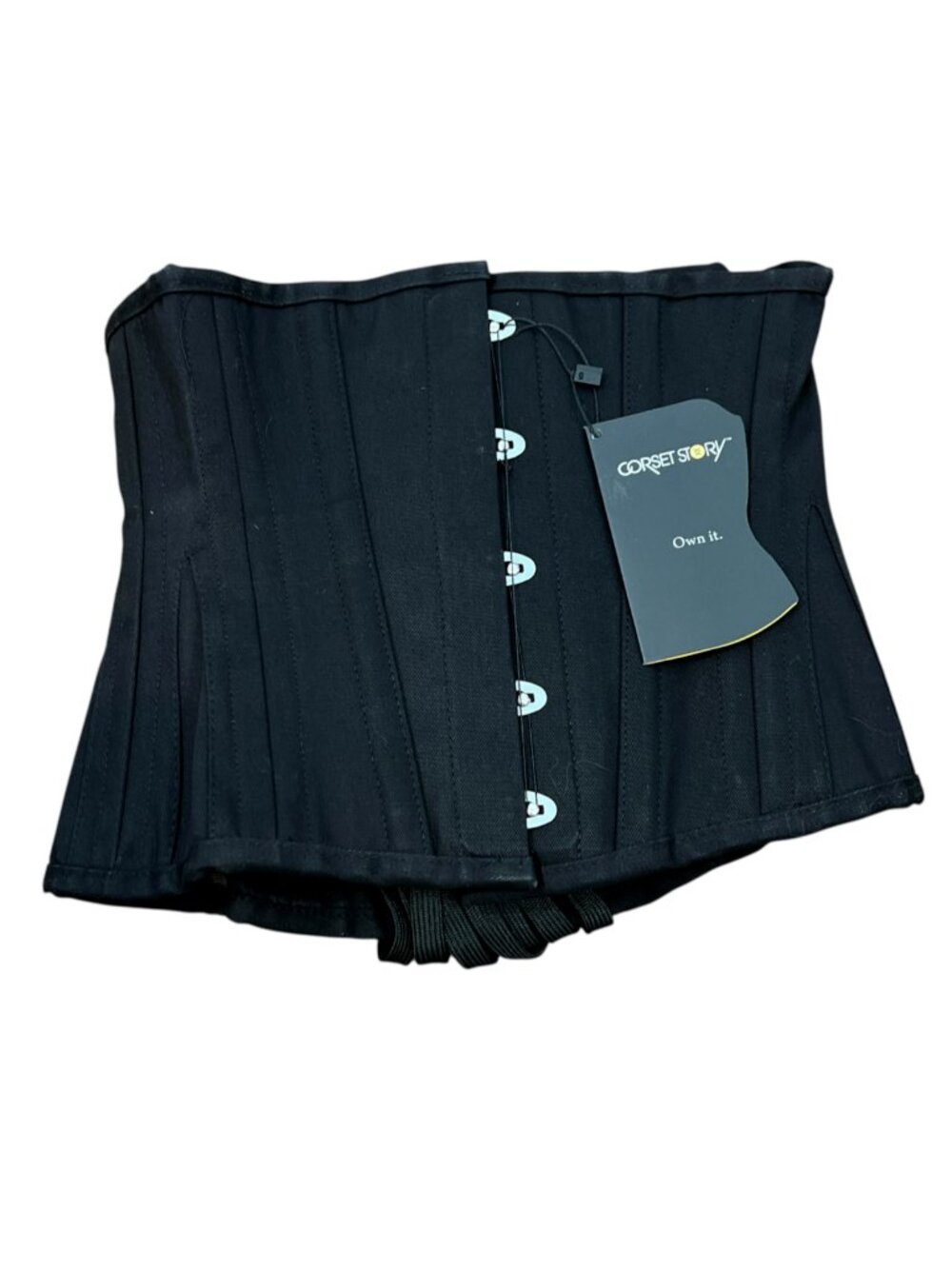 Corset Story EXP003 Black Cotton Twill Classic Underbust Waist Trainer W24 $168